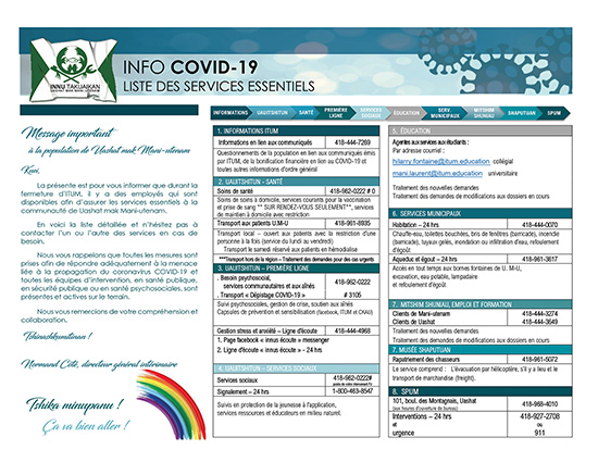 ITUM services essentiels